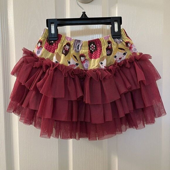 Matilda Jane Character Counts Heart Soul Sylvia Russian Doll Tutu Skirt Size 2 - Picture 9 of 11